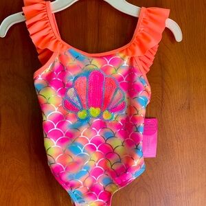 Betsy Johnson girls size 4T bathing suit